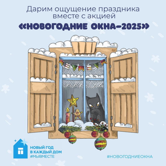 Акция «#НовогодниеОкна».